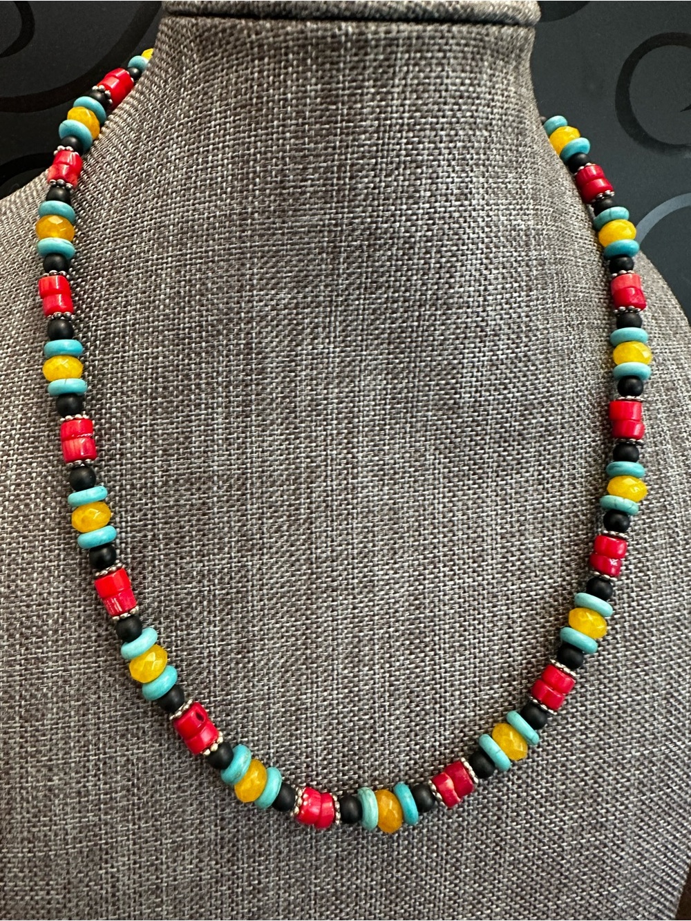 Vibrant Multicolor Beaded Necklace